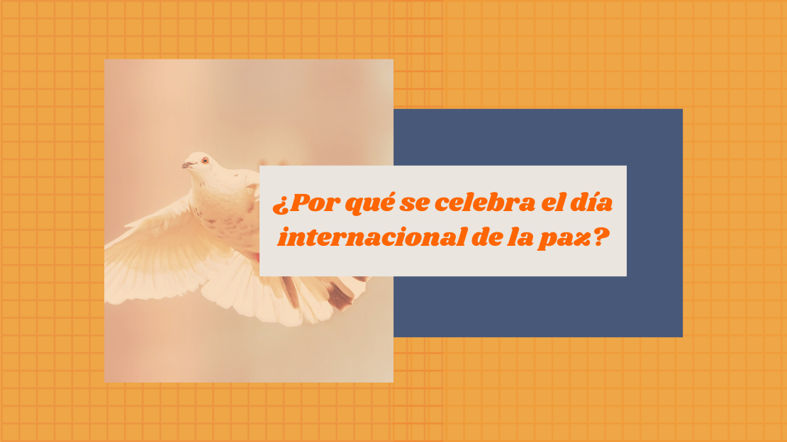 Cada año se celebra un día en el cual se les invita a las personas a dejar de lado la violencia.