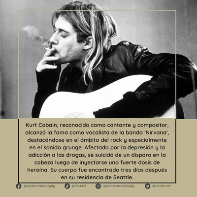 05 de abril 1995 Muere Kurt Cobain dato curioso