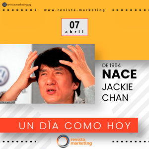 07 de abril 1954 Nace Jackie Chan