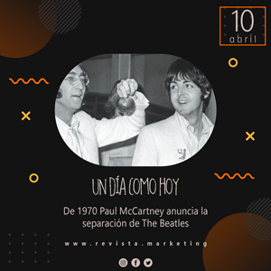 10 de Abril 1970 Paul McCartney anuncia la separacion de The Beatles Un Dia Como Hoy