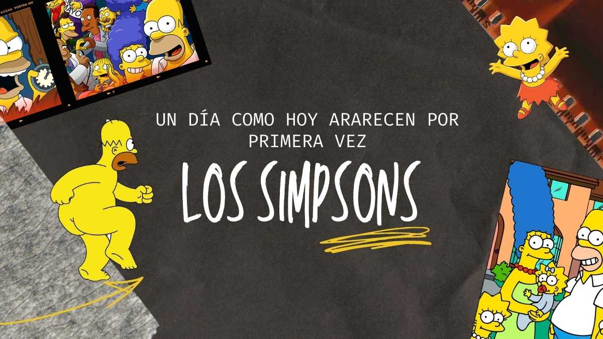 Aparecieron por primera vez Los Simpson