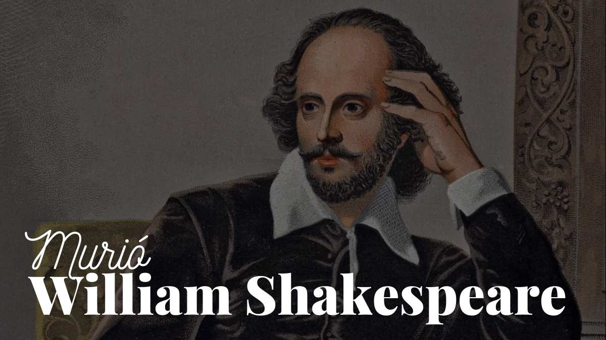 Murió William Shakespeare