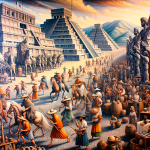 07 de diciembre 1198 Los Tarascos fundan el Reino de Michoacan Representacion artistica