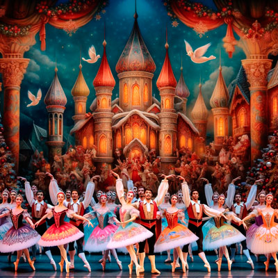 18 de diciembre de 1892 se estrena el Cascanueces representacion artistica del estreno de El Cascanueces en 1892