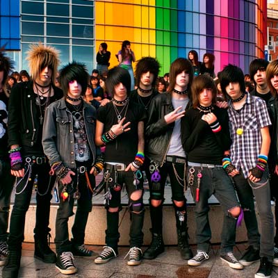 19 de diciembre Dia Internacional del Emo jovenes con el estilo emo