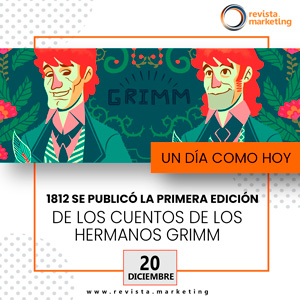 20 de diciembre 1812 1a edición de los cuentos de los hermanos Grimm rm