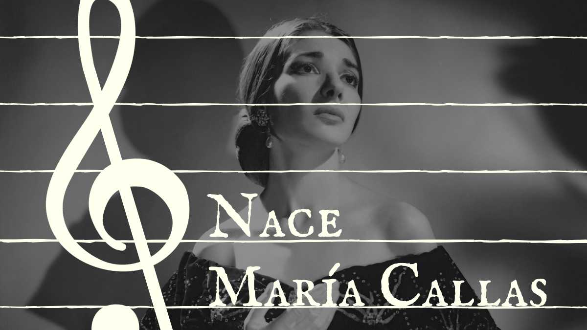 Nace María Callas