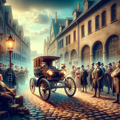 29 de enero 1886 se patenta el primer automóvil de la historia el Motorwagen de Karl Benz