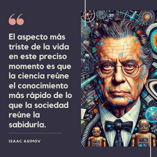 FRASE ISAAC ASIMOV REVISTA MARKETING