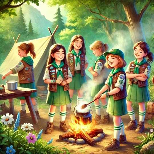 GIRLS SCOUTS IMAGEN IA REVISTA MARKETING