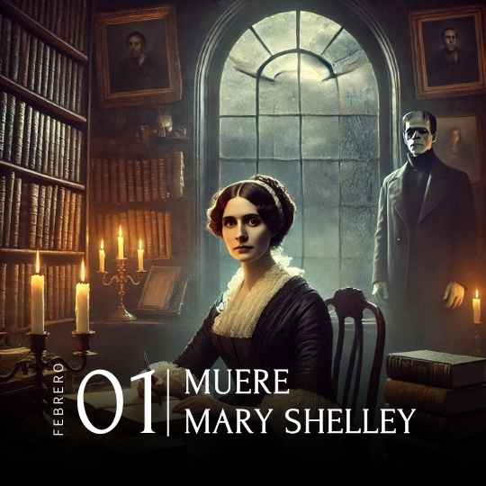 01 de febrero 1851 Muere Mary Shelley