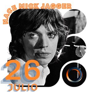 26 de julio de 1943 Nace Mick Jagger en Revista Marketing
