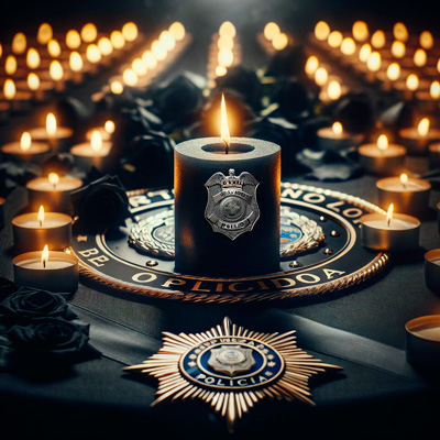 07 de marzo Dia Internacional en Recuerdo de los Oficiales de Policia Caidos imagen ia conmovedora