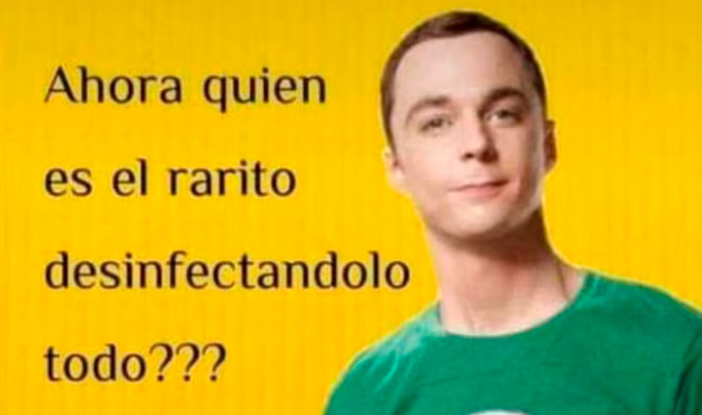 11 de marzo 2020 La OMS declara al Coronavirus como pandemia meme Sheldon