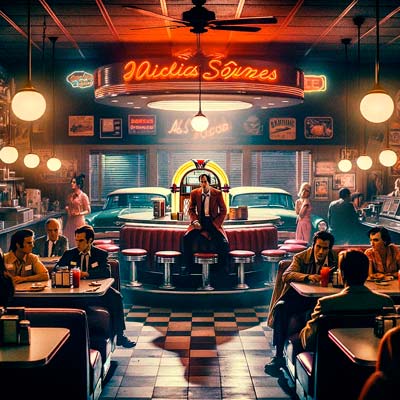 Quentin Tarantino escenario pulp fiction