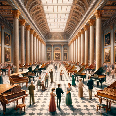 29 de marzo Dia Mundial del Piano galeria majestuosa con los pianos mas importantes del mundo