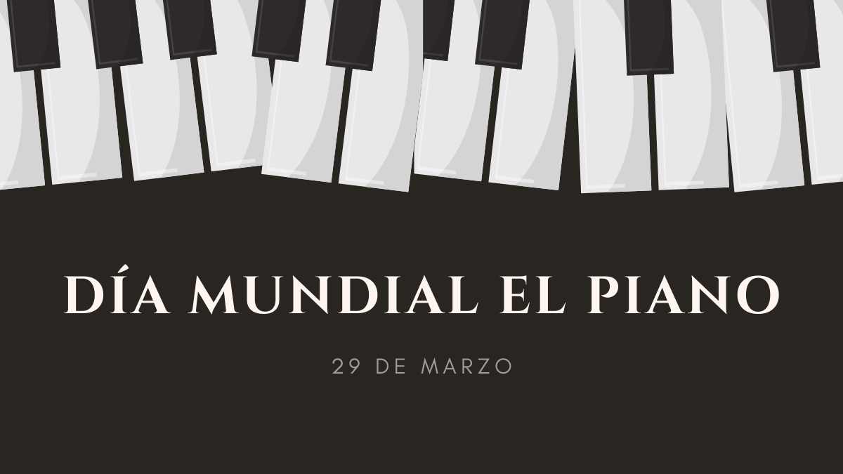 Día Mundial del Piano