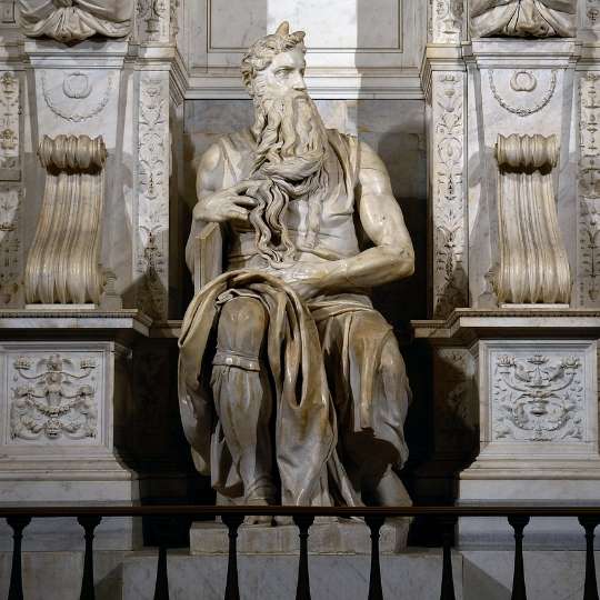 Escultura El Moisés de Miguel Ángel
