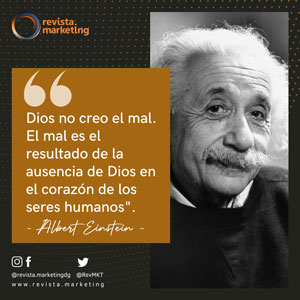 Frase Albert Einstein del Mal