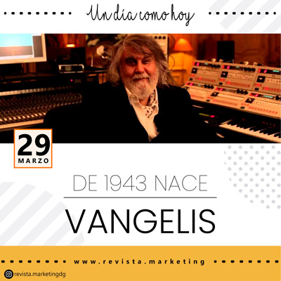 29 de marzo 1943 Nace Vangelis