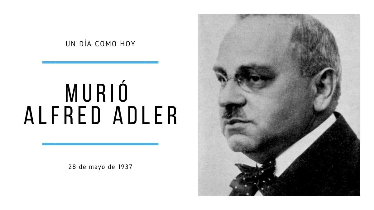 Murió Alfred Adler