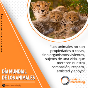 04 de octubre Dia Mundial de los Animales