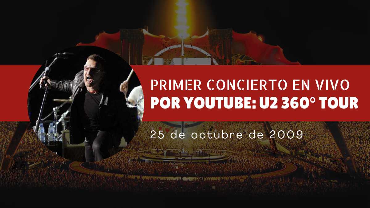 primer concierto en vivo por YouTube