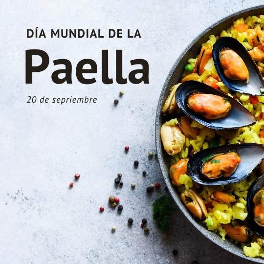20 DE SEPTIEMBRE DIA MUNDIAL DE LA PAELLA REVISTA MARKETING