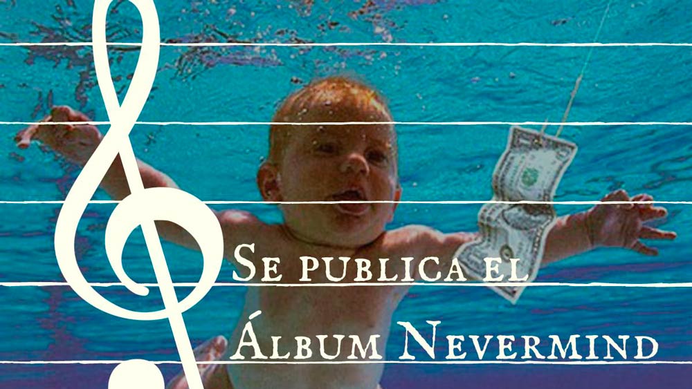 Se publica el álbum Nevermind 