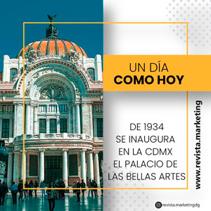 29 de septiembre 1934 Se inaugura el Palacio de Bellas Artes