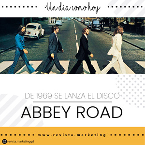Un dia como hoy se lanza el disco Abbey Road