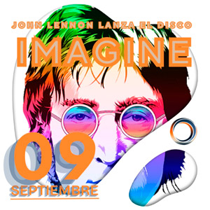 09 de septiembre 1971 Se lanza el disco Imagine de John Lennon en Revista Marketing