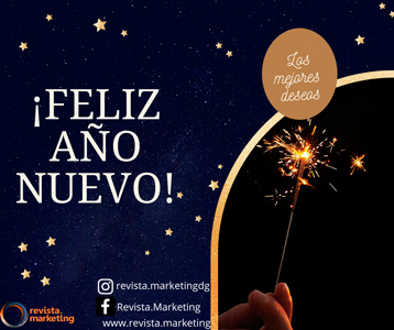 Festividad de Ano Nuevo en revista marketing