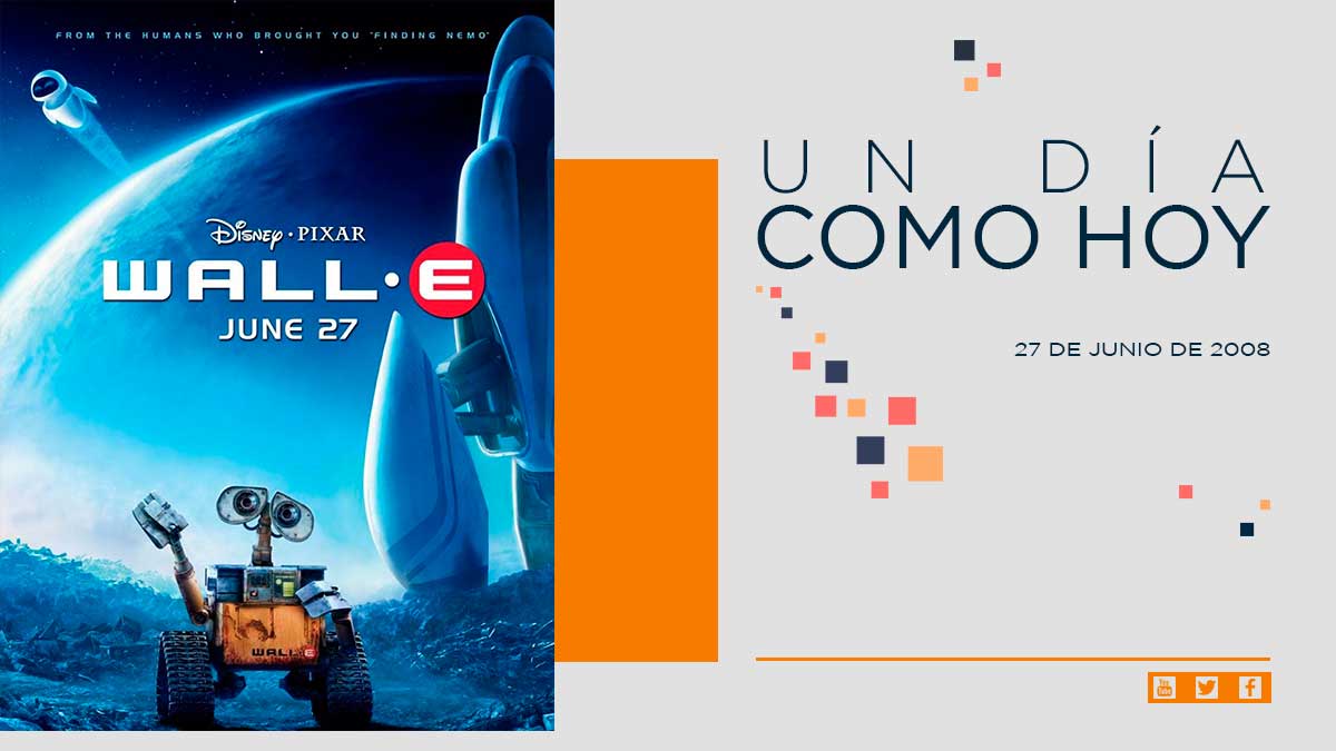 Un día como hoy nace Wall-E
